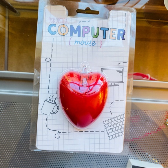 Other - NWT Heart Shaped Computer Mouse